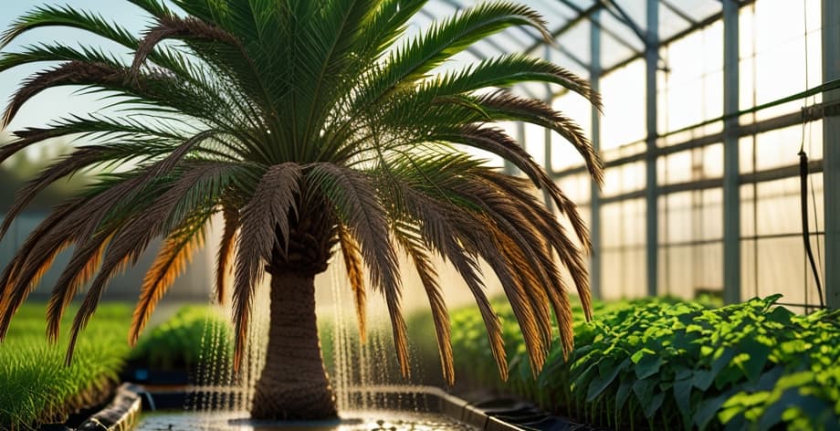 Palmera con puntas marrones: causas y soluciones efectivas