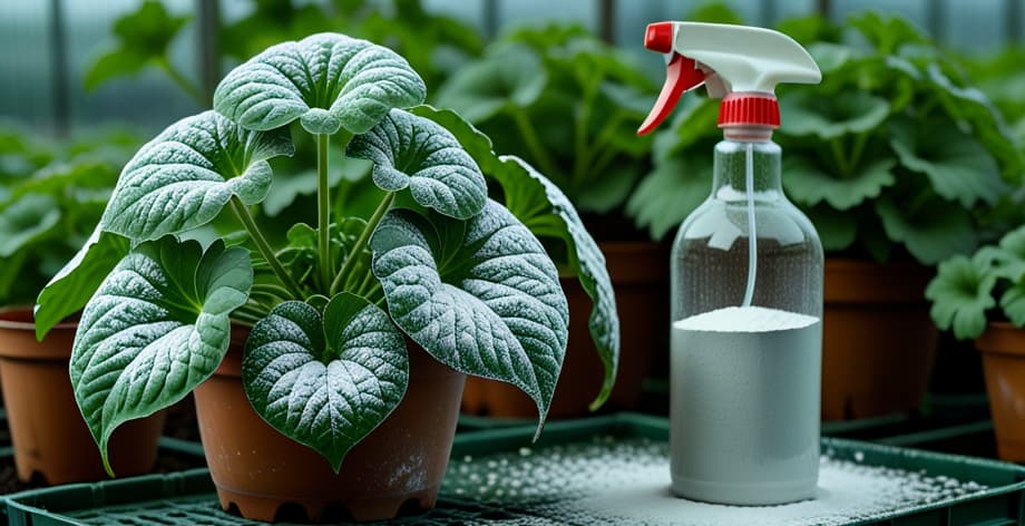 Cómo tratar oidio en geranios