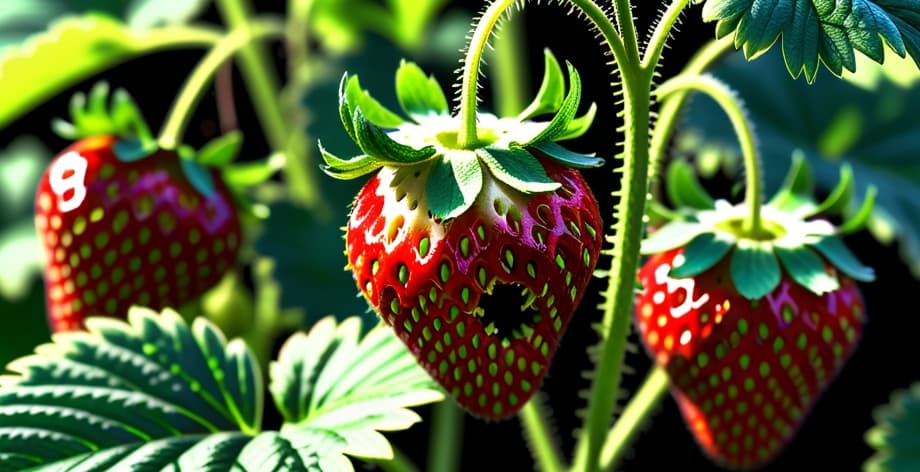 Cómo evitar agujeros en hojas de fresas