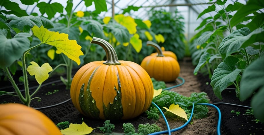 Calabaza con hojas amarillas: causas y soluciones