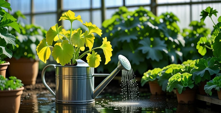 Geranio con hojas amarillas: causas y soluciones efectivas