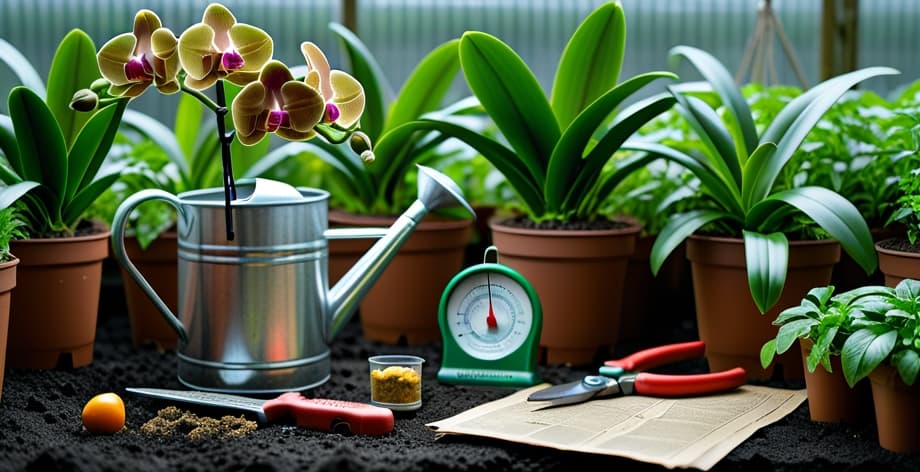 Cómo tratar hojas marrones en orquídeas