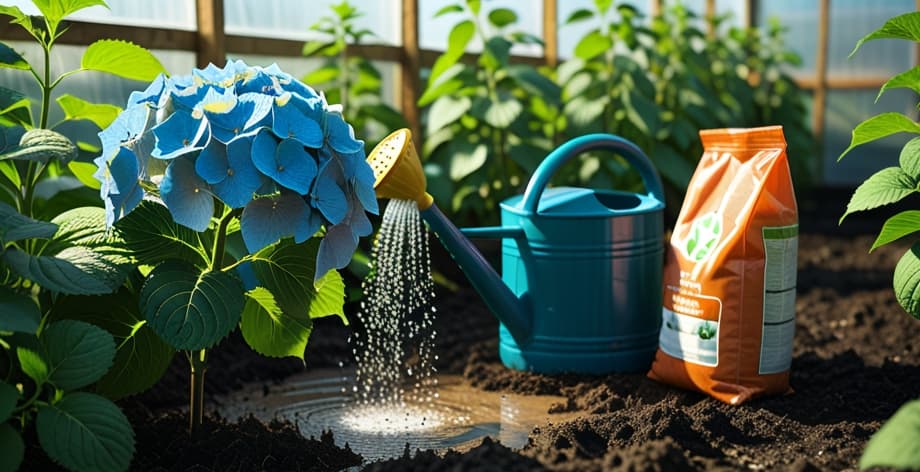 Hortensia con sed: causas y soluciones efectivas