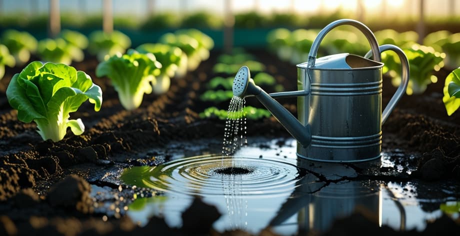 Lechuga con falta de agua: causas y soluciones efectivas