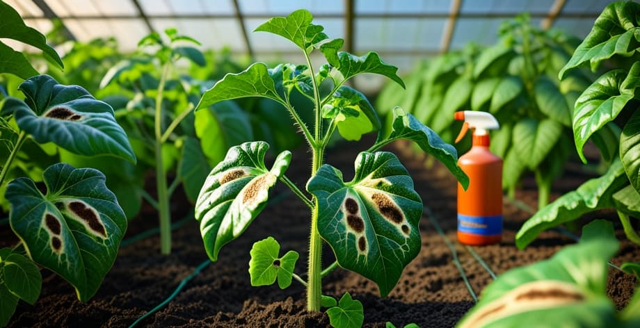 Calabacín con manchas en hojas: causas y soluciones efectivas
