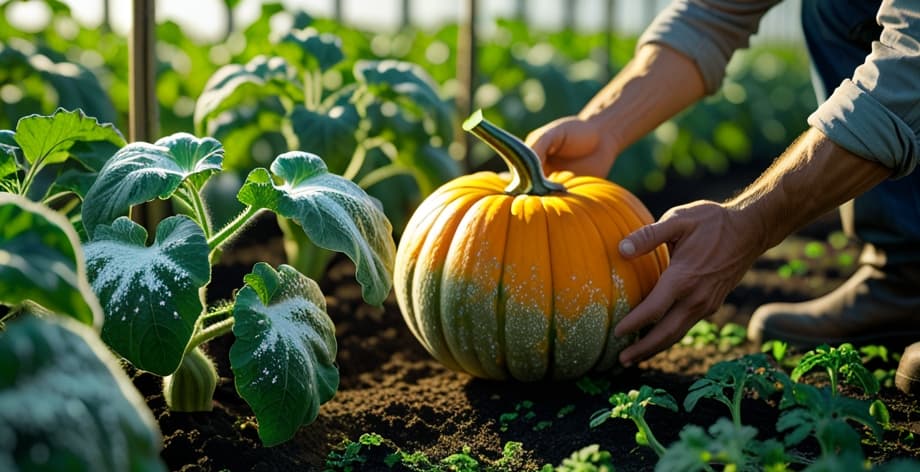 Cómo controlar el oidio en calabazas