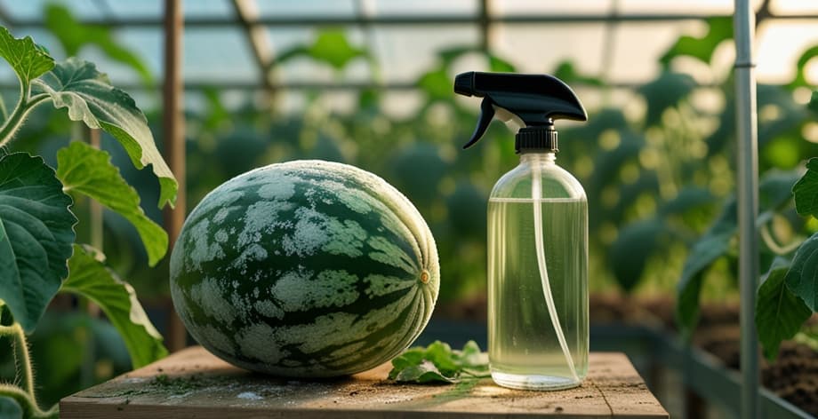 Melón con oidio: causas y soluciones efectivas