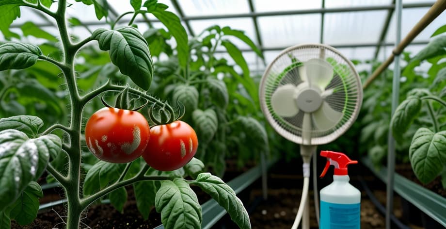 Tomate con oidio: causas y soluciones efectivas