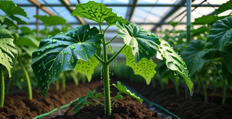 Pepino con manchas en hojas: causas y soluciones