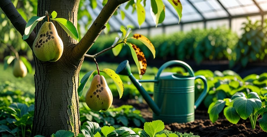 Peral con manchas en hojas: causas y soluciones efectivas