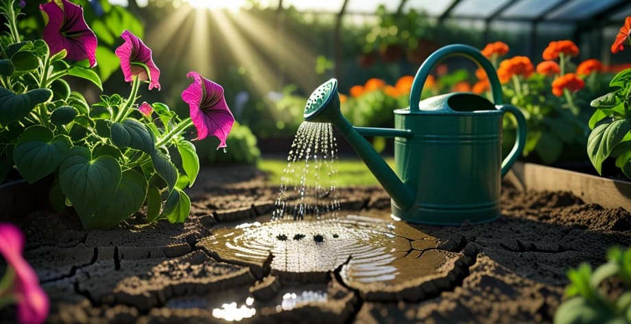 Petunia con sed: causas y soluciones efectivas