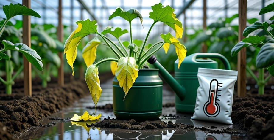 Planta de calabacín marchita: causas y soluciones efectivas