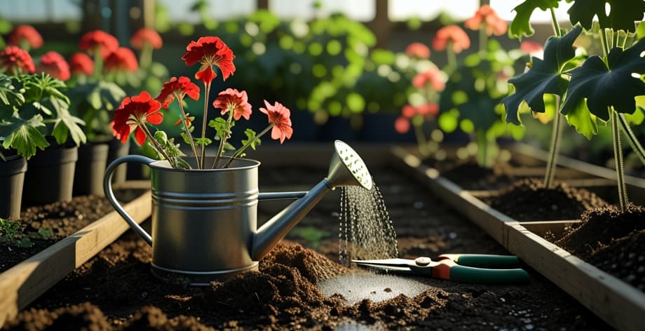 Geranio con hojas secas: causas y soluciones efectivas