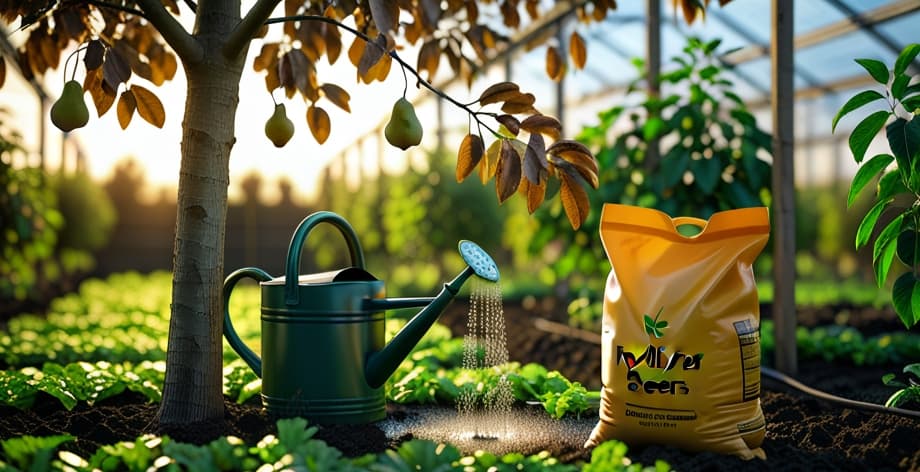 Por qué mi peral tiene hojas marrones