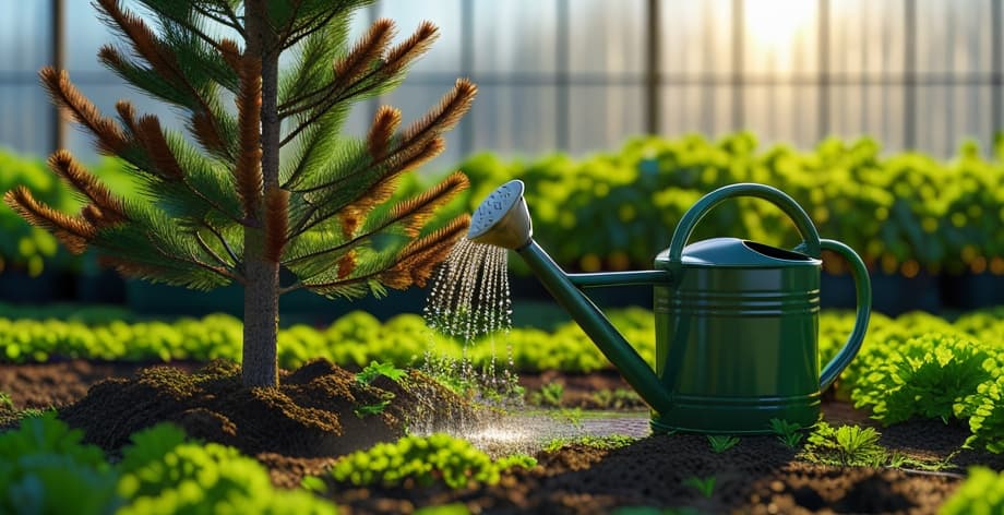 Por qué mi pino tiene puntas marrones