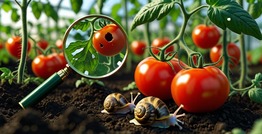 Por qué mis tomates tienen agujeros en hojas