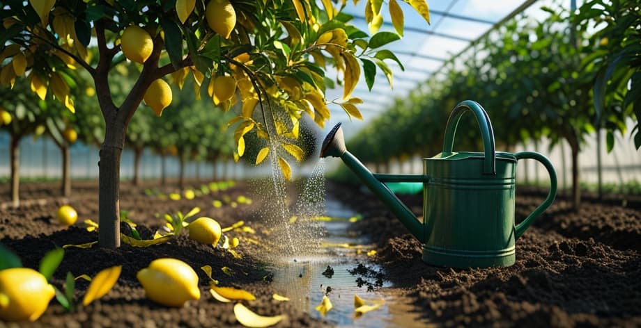 Por qué se caen las hojas del limonero