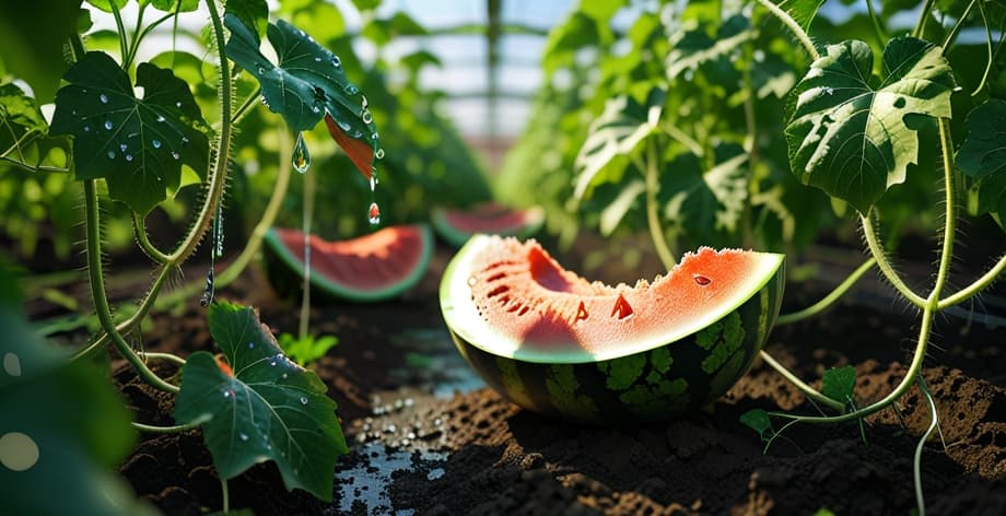 Por qué sandía tiene hojas blancas