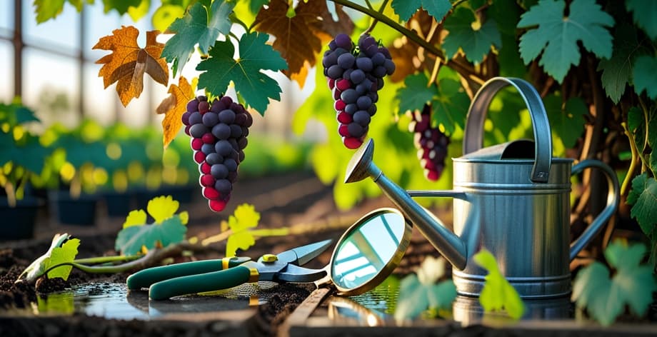 Vid con hojas marrones: causas y soluciones efectivas