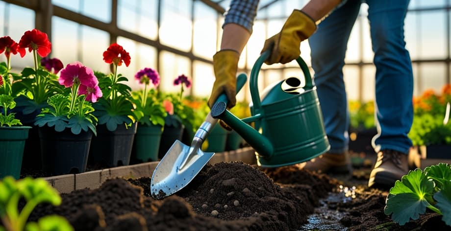 Cuándo trasplantar geranios: timing y técnica perfecta