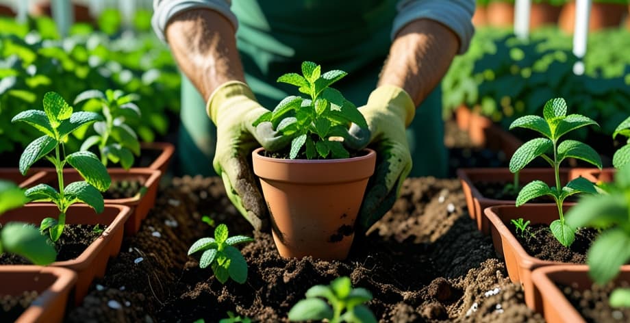 Cómo trasplantar menta en tu huerto español