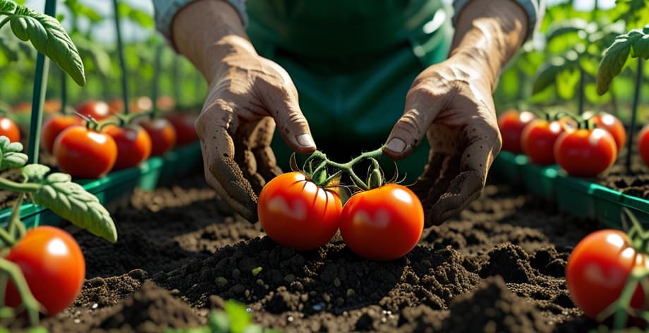 Cómo trasplantar tomates: cuándo y cómo hacerlo