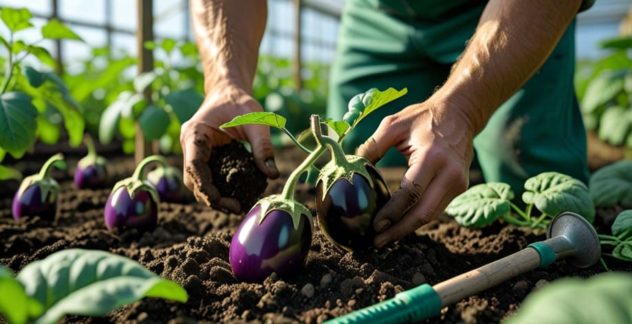 Cómo trasplantar berenjenas